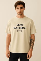 LOW BATTERY | RECHARGING IN NATURE – Oversized T-Shirt - RAAW