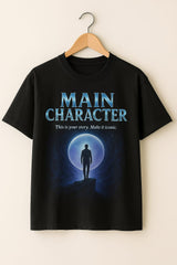Main Character Oversized T-Shirt – Black | Make It Iconic - RAAW